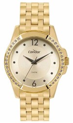 Ficha técnica e caractérísticas do produto Relogio Feminino Condor Dourado Banhado Ouro CO2035MRA4X