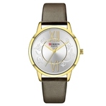 Relógio Feminino Curren Analógico C9049L - Dourado e Marrom