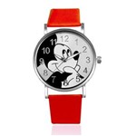 Ficha técnica e caractérísticas do produto Relógio Feminino de Pulso Vermelho Analógico Mickey Disney