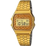 Ficha técnica e caractérísticas do produto Relógio Feminino Digital Casio A159WGEA-9ADF - Dourado