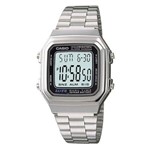 Ficha técnica e caractérísticas do produto Relógio Feminino Digital Casio A178WA1AD - Prata