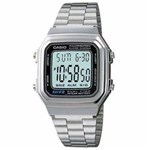 Ficha técnica e caractérísticas do produto Relógio Feminino Digital Casio A178WA1AD – Prata