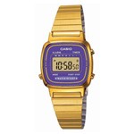 Ficha técnica e caractérísticas do produto Relógio Feminino Digital Casio LA670WGA-6DF - Dourado LA670WGA-6DF - Casio*