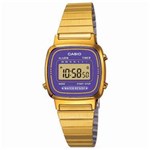 Ficha técnica e caractérísticas do produto Relógio Feminino Digital Casio LA670WGA-6DF - Dourado