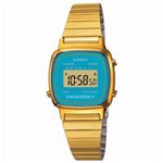 Ficha técnica e caractérísticas do produto Relógio Feminino Digital Casio LA670WGA-2DF - Dourado