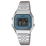 Ficha técnica e caractérísticas do produto Relógio Feminino Digital Casio Vintage LA680WA-2BDF - Prata