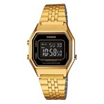 Ficha técnica e caractérísticas do produto Relógio Feminino Digital Casio Vintage LA680WGA-1BDF - Dourado LA680WGA1BDF - Casio*