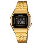 Ficha técnica e caractérísticas do produto Relógio Feminino Digital Casio Vintage LA680WGA-1BDF - Dourado