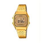 Ficha técnica e caractérísticas do produto Relógio Feminino Digital Casio Vintage LA680WGA9DF