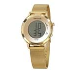 Ficha técnica e caractérísticas do produto RELOGIO FEMININO DIGITAL ESTEIRA DOURADO SECULUS 77046LPSVDS1 - Dourado - Feminino - Dafiti