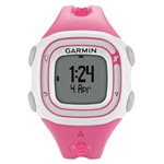 Ficha técnica e caractérísticas do produto Relógio Feminino Digital Garmin Forerunner para Corrida com GPS 10 - Branco/Rosa