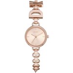 Ficha técnica e caractérísticas do produto Relógio Feminino DKNY Modelo NY2829 Pulseira em Metal / a Prova D` Água