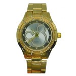 Ficha técnica e caractérísticas do produto Relógio Feminino Dourado Brilhante Delicado Mickey Estudante