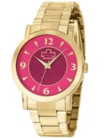 Ficha técnica e caractérísticas do produto Relógio Feminino Dourado Champion Cn25136l