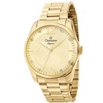 Ficha técnica e caractérísticas do produto Relógio Feminino Dourado Champion - CN27607G - Champion Relógios