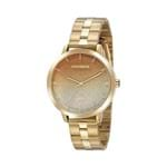 Ficha técnica e caractérísticas do produto RELOGIO FEMININO DOURADO GLITER MONDAINE 32109LPMVDE1 - Kanui