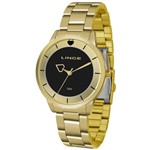 Ficha técnica e caractérísticas do produto Relogio Feminino Dourado Lince com Coração LRG4572L P1KX