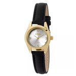 Ficha técnica e caractérísticas do produto Relogio Feminino Dourado Pequeno Condor Pulseira de Couro