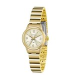 Ficha técnica e caractérísticas do produto Relogio Feminino Dourado Pequeno Lince LRG4434L C2KX