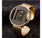 Relógio Feminino Dourado Quartz Gold Presente Namorada, Mães - Cansnow