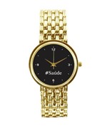 Relógio Feminino Dourado Saúde 3330 - Neka Relógios