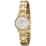 Ficha técnica e caractérísticas do produto Relógio Feminino Dourado Seculus Classic 28906LPSVDS1