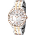 Ficha técnica e caractérísticas do produto Relógio Feminino Dumont Classic SP89190/4B - Prata/Rosé