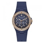 Ficha técnica e caractérísticas do produto Relógio Feminino Esportivo Guess Pulseira em Poliuretano Azul 92688LPGSRU1 Multifunção