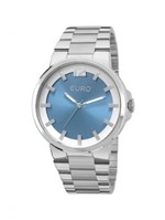 Ficha técnica e caractérísticas do produto Relógio Feminino Euro Colors EU2035YEF/1A 43mm Aço Prata