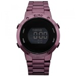 Ficha técnica e caractérísticas do produto Relógio Feminino Euro Digital EUBJ3279AD/4T 43mm Pulseira Aço Roxo