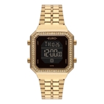 Ficha técnica e caractérísticas do produto Relógio Feminino Euro Fashion Fit Digital Eubjk032ab/4p 34mm Aço Dourado