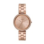 Ficha técnica e caractérísticas do produto Relógio Feminino Fossil Carlie ES4641/1JN 38mm Aço Rosé