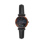 Ficha técnica e caractérísticas do produto Relógio Feminino Fossil Carlie Mini ES4650/0PN 28mm Couro Preto