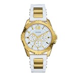 Ficha técnica e caractérísticas do produto Relógio Feminino Guess 92499LPGSDI4 - Dourado e Branco