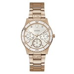 Ficha técnica e caractérísticas do produto Relógio Feminino Guess Aço Colorido Rose Gold e Mostrador Champanhe Degradê 92719LPGSRA6 Multifunção