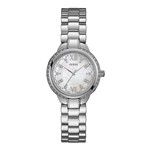 Relógio Feminino Guess Aço Prata e Detalhes em Cristais 92664L0GDNA1 Analógico