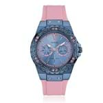 Ficha técnica e caractérísticas do produto Relógio Feminino Guess Analógico 92601Lpgseu4 Borracha Rosa