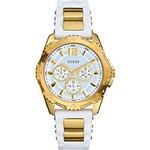 Relógio Feminino Guess 92499LPGSDI4 - Dourado e Branco
