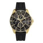 Ficha técnica e caractérísticas do produto Relógio Feminino Guess Black And Tom Ouro Dourado Sport Watch