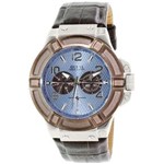 Ficha técnica e caractérísticas do produto Relógio Feminino Guess Blue, Brown And Silver-Tone Rigor Standout Sport Watch