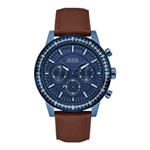 Ficha técnica e caractérísticas do produto Relógio Feminino Guess Brown And Blue Large Cronógrafo Watch