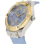 Ficha técnica e caractérísticas do produto Relógio Feminino Guess Ice Blue And Tom Ouro Dourado Python-Texture Watch