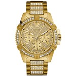 Ficha técnica e caractérísticas do produto Relógio Feminino Guess Modelo U0799g2 - Banhado a Ouro / a Prova D Água