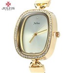 Ficha técnica e caractérísticas do produto Relógio Feminino Julius JA - 298 com Pulseira de Couro - Marrom