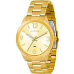 Ficha técnica e caractérísticas do produto Relógio Feminino Lince Analógico Casual Dourado LRG4250L K061C2KX