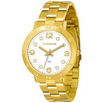 Relógio Feminino Lince Analógico Dourado LRGJ029L S2KX