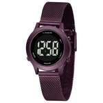 Ficha técnica e caractérísticas do produto Relógio Feminino Lince Digital Violeta SDPH115L-PXUX