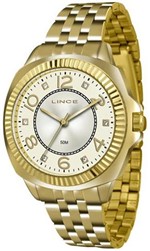 Ficha técnica e caractérísticas do produto Relógio Feminino Lince Feminino Dourado Lrgj060l-c2kx