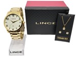 Ficha técnica e caractérísticas do produto Relógio Feminino Lince Lrg4374l + Brinde