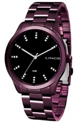 Ficha técnica e caractérísticas do produto Relógio Feminino Lince LRV4445L-P1UX 40 Mm Aço Roxo